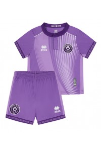 Fotbalové Dres Sheffield United Dětské Třetí Oblečení 2025-26 Krátký Rukáv (+ trenýrky)